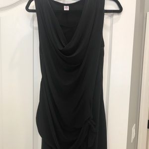 Black maternity dress